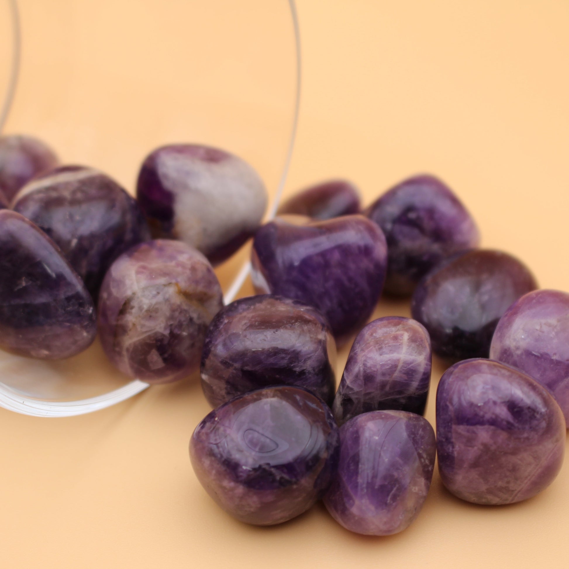 Dream Amethyst Trommelstein – Harmonie, Intuition & spirituelle Klarheit