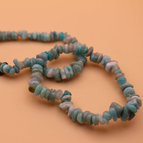 Amazonit Chips Armband