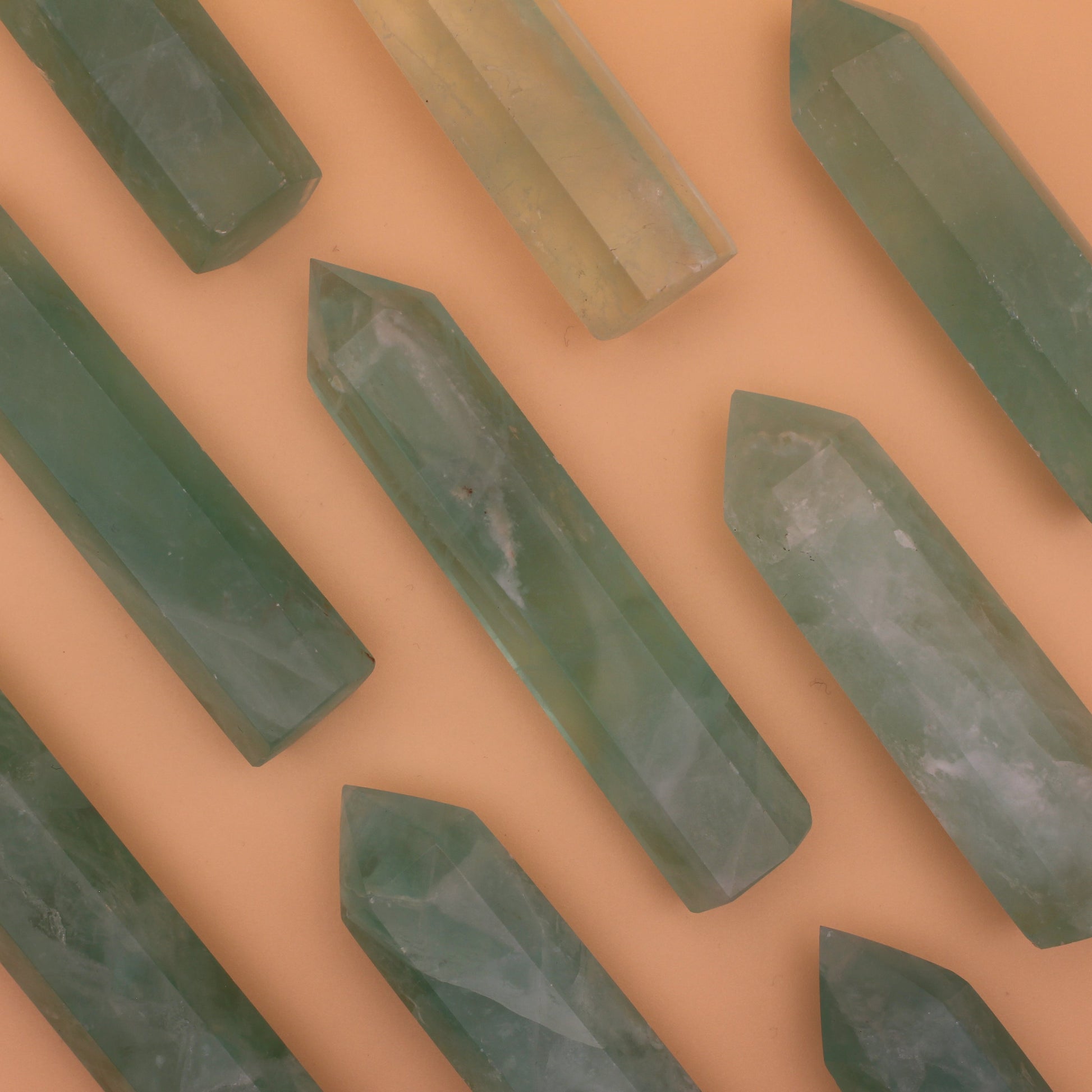 Baja Blast Fluorit Turm – Blau-Grüner Schatz für Klarheit & Intuition