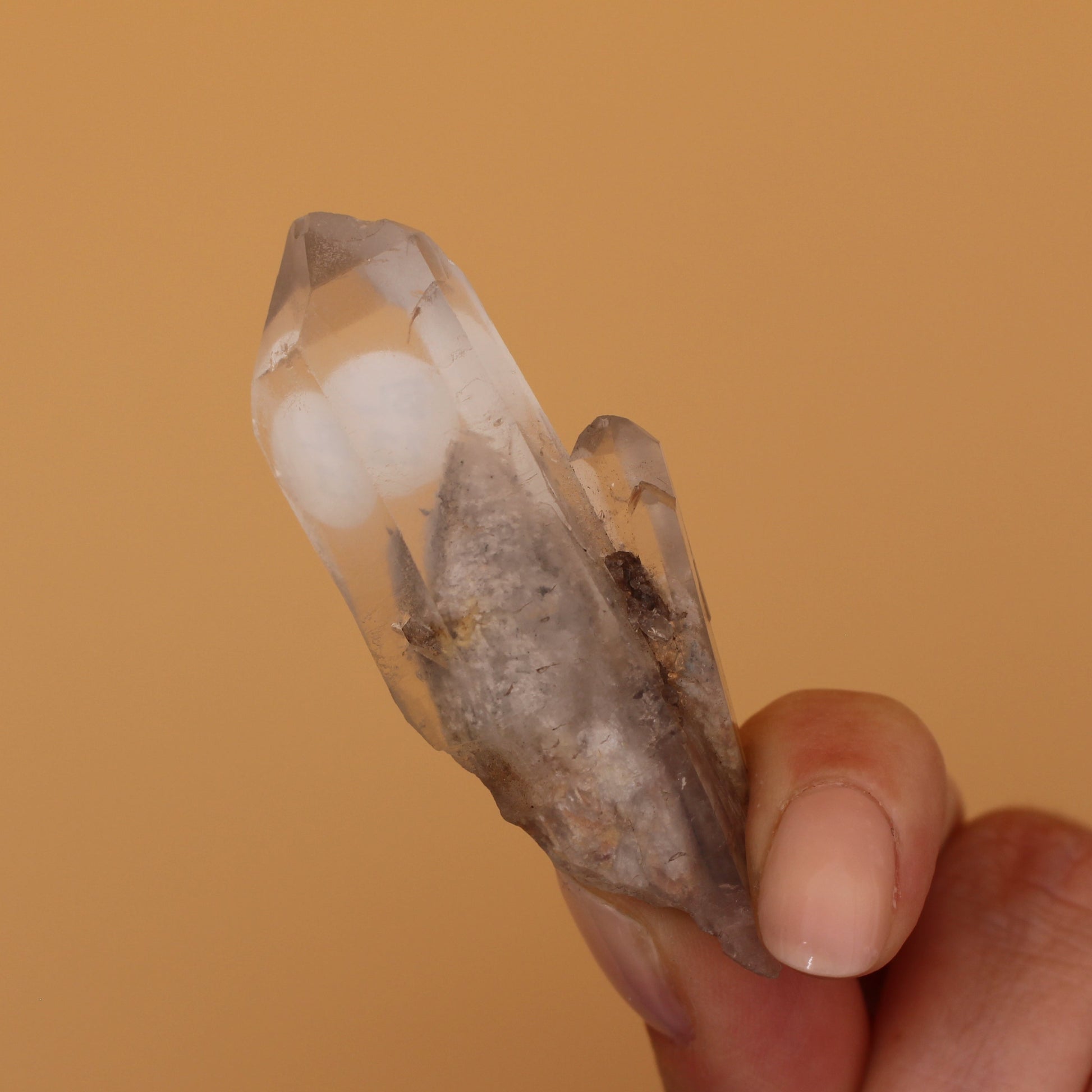 Bergkristall Laser Naturspitz – Klarheit & Fokussierung in reiner Form