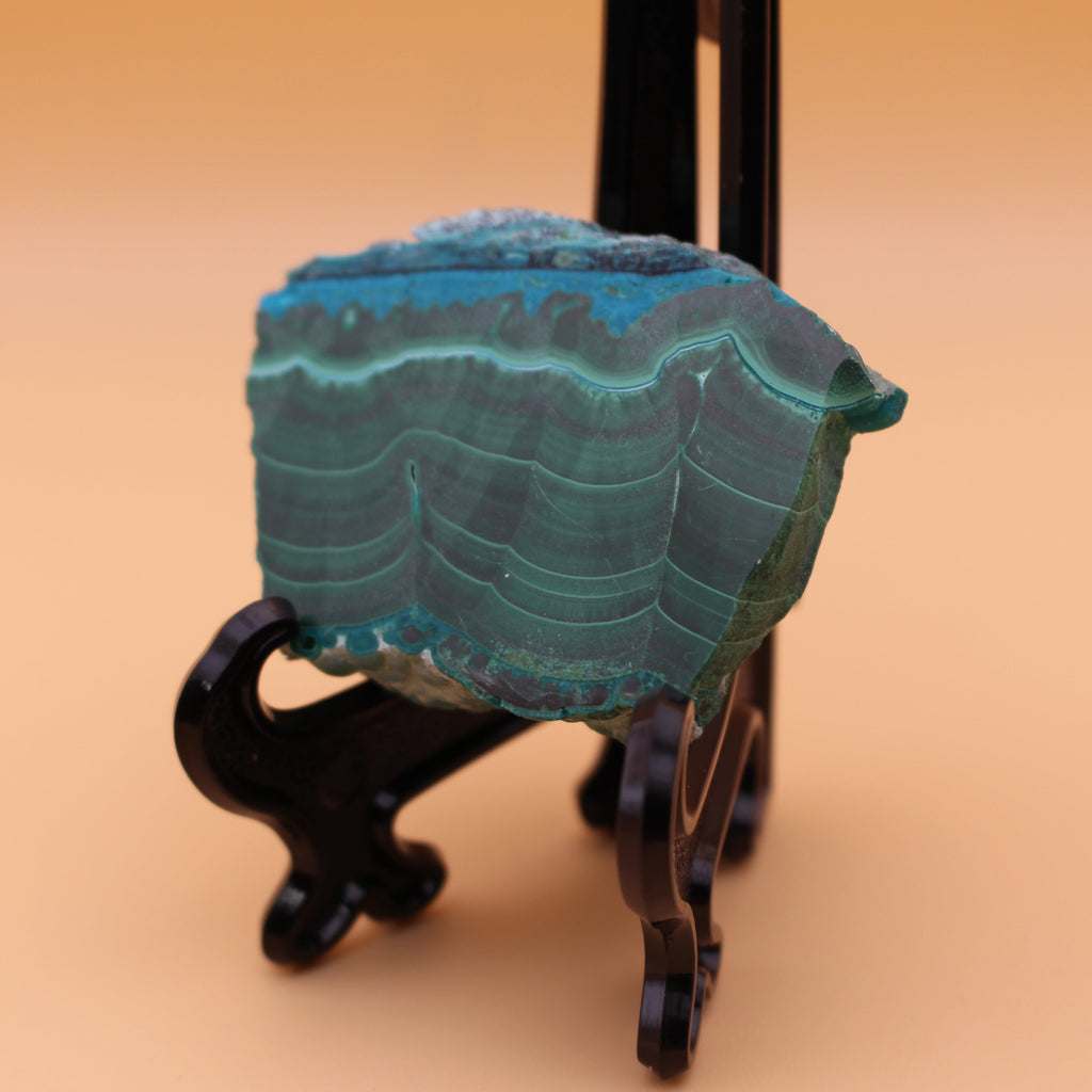 Chrysocolla Slab – Turquoise-green artwork &amp; energetic balance