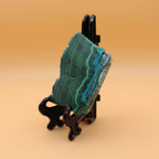 Chrysocolla Slab – Turquoise-green artwork &amp; energetic balance
