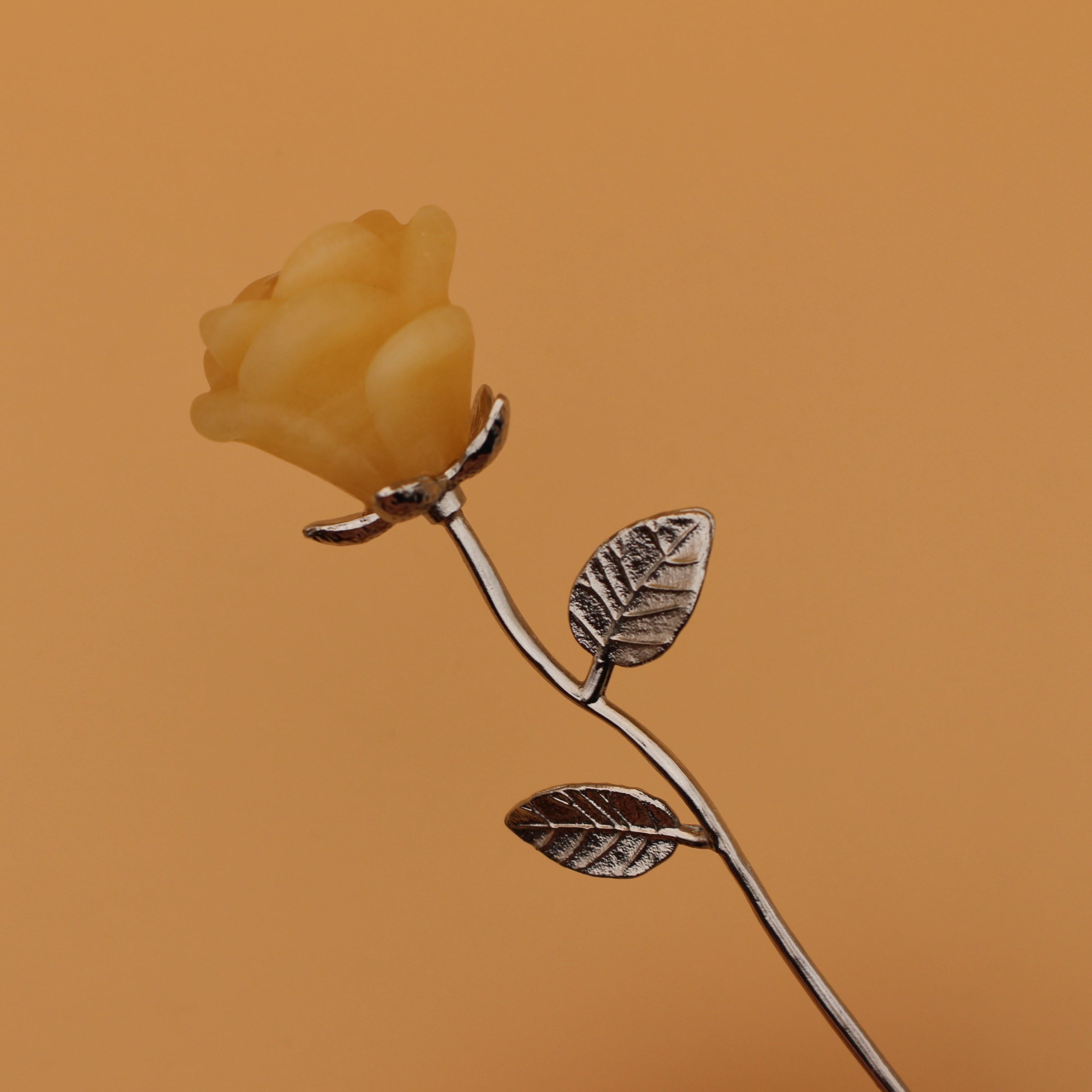 Crystal Rose – Fiore unico fatto di pietre preziose