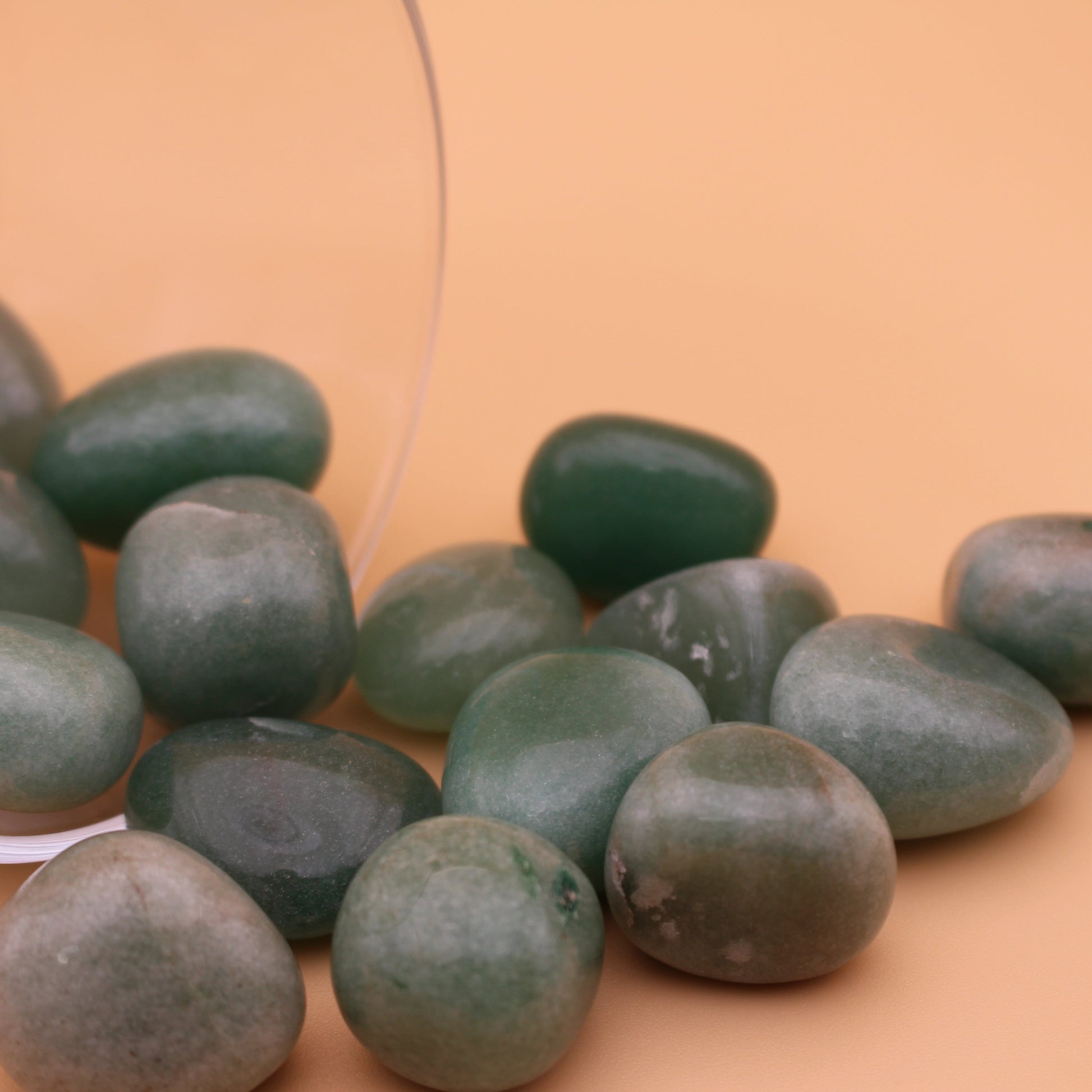 Grüner Aventurine Trommelstein – Glücks- & Herzensstein