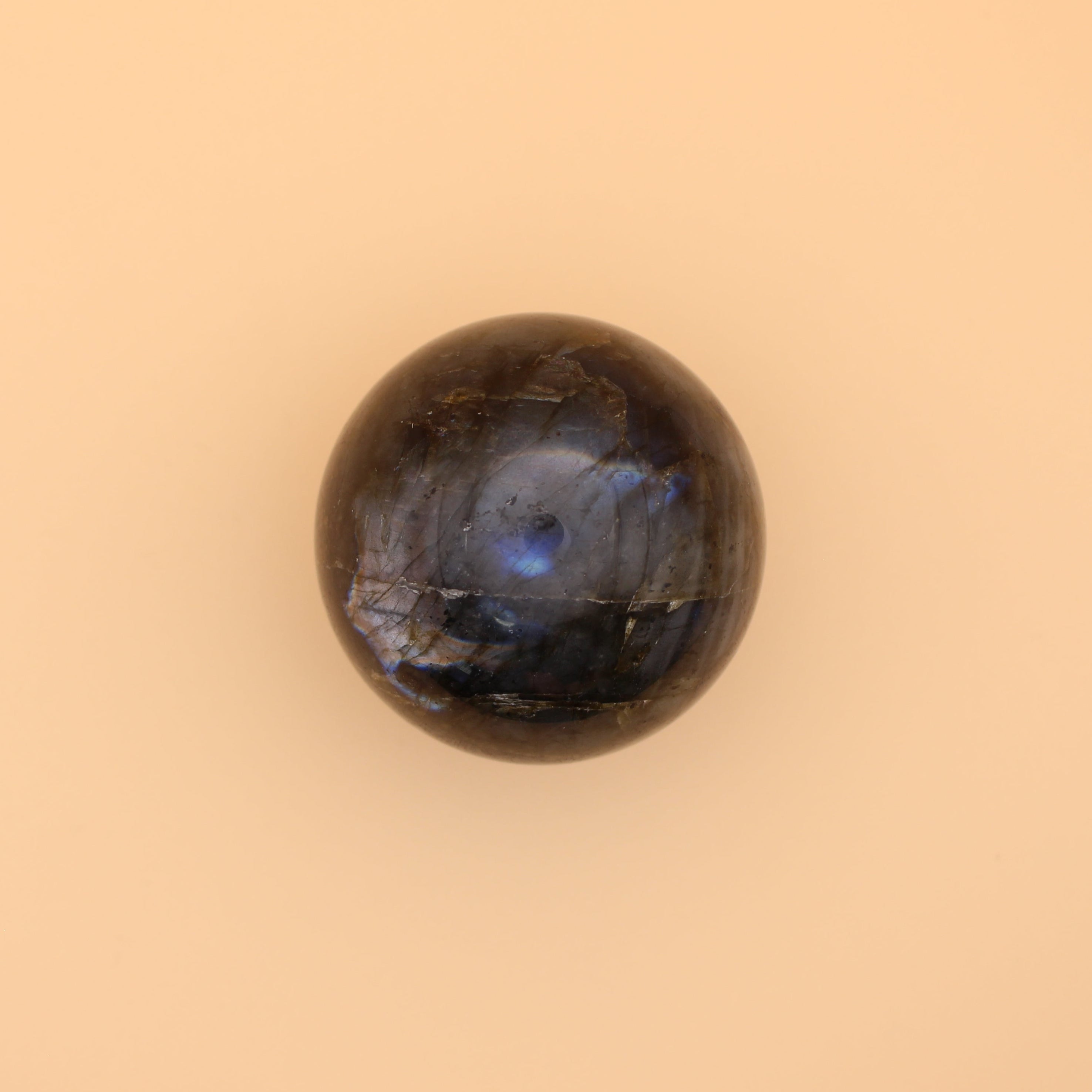 Sfera di labradorite – Pietra mistica protettiva per l'intuizione e la trasformazione
