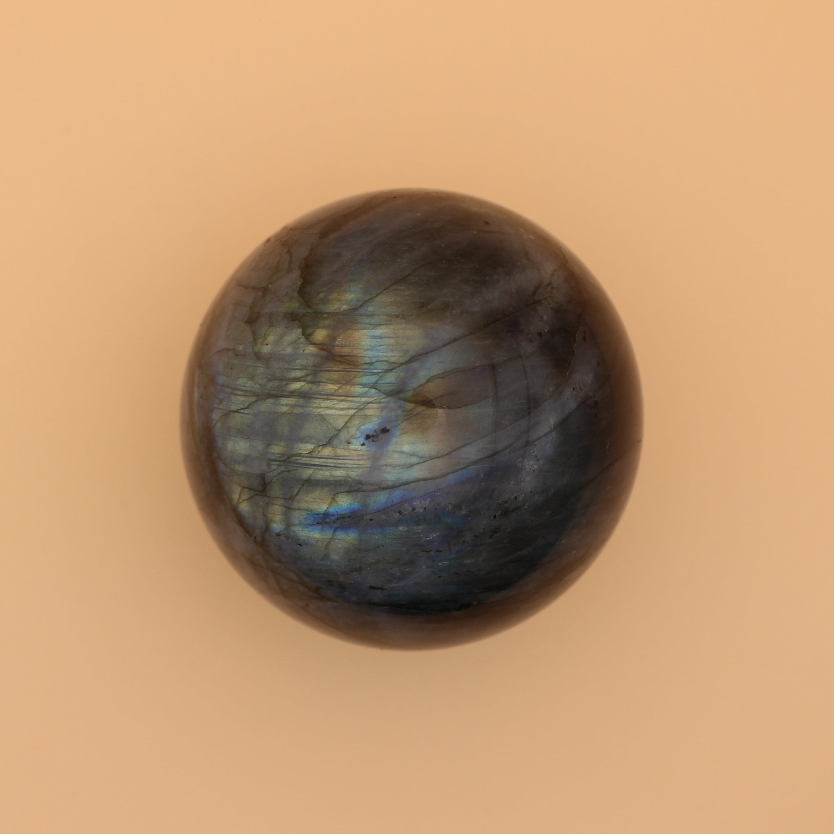 Sfera di Labradorite – Catturatore di Luce Mistico per Intuizione e Protezione