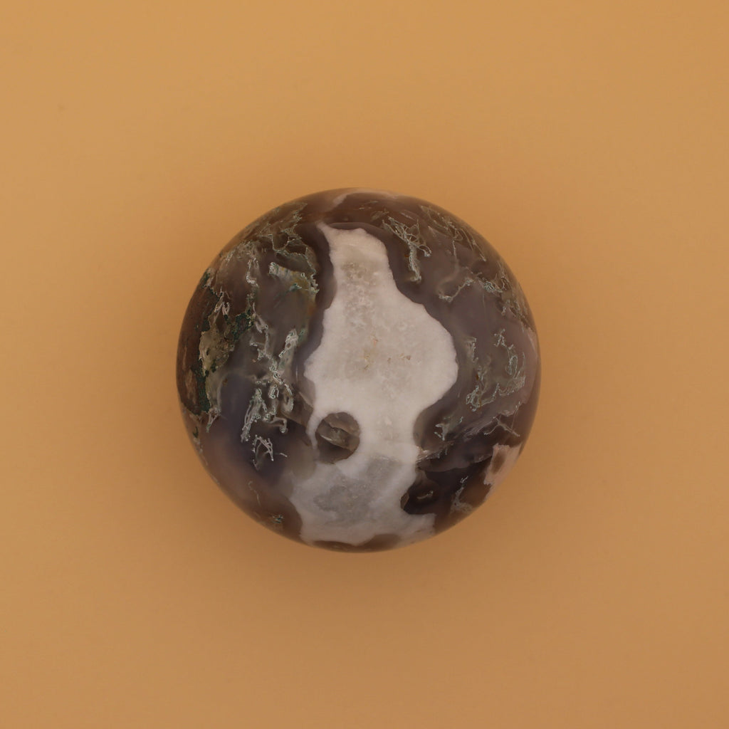 Cuore di Mossagate – Pietra naturale per la messa a terra e l'energia del cuore