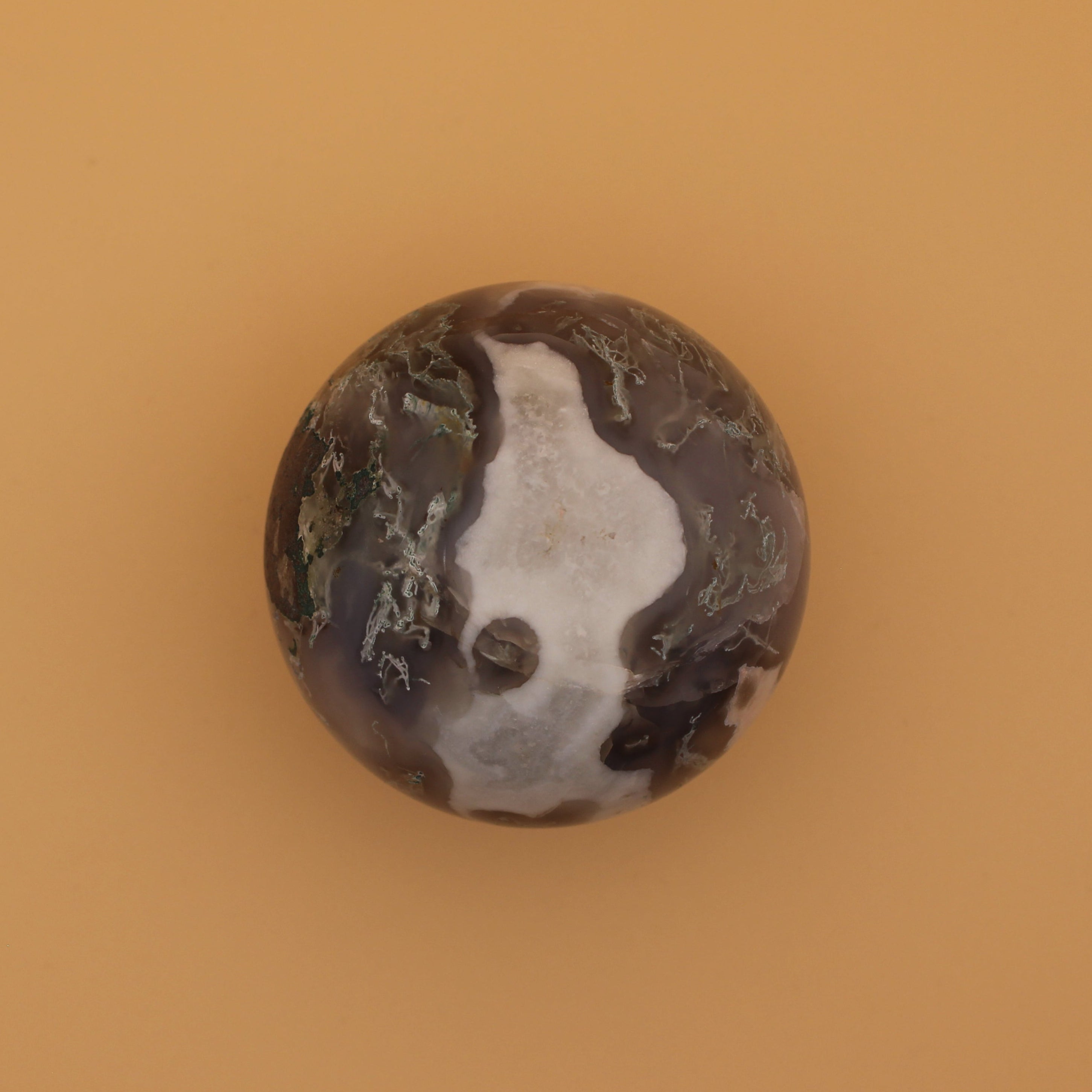 Cuore di Mossagate – Pietra naturale per la messa a terra e l'energia del cuore