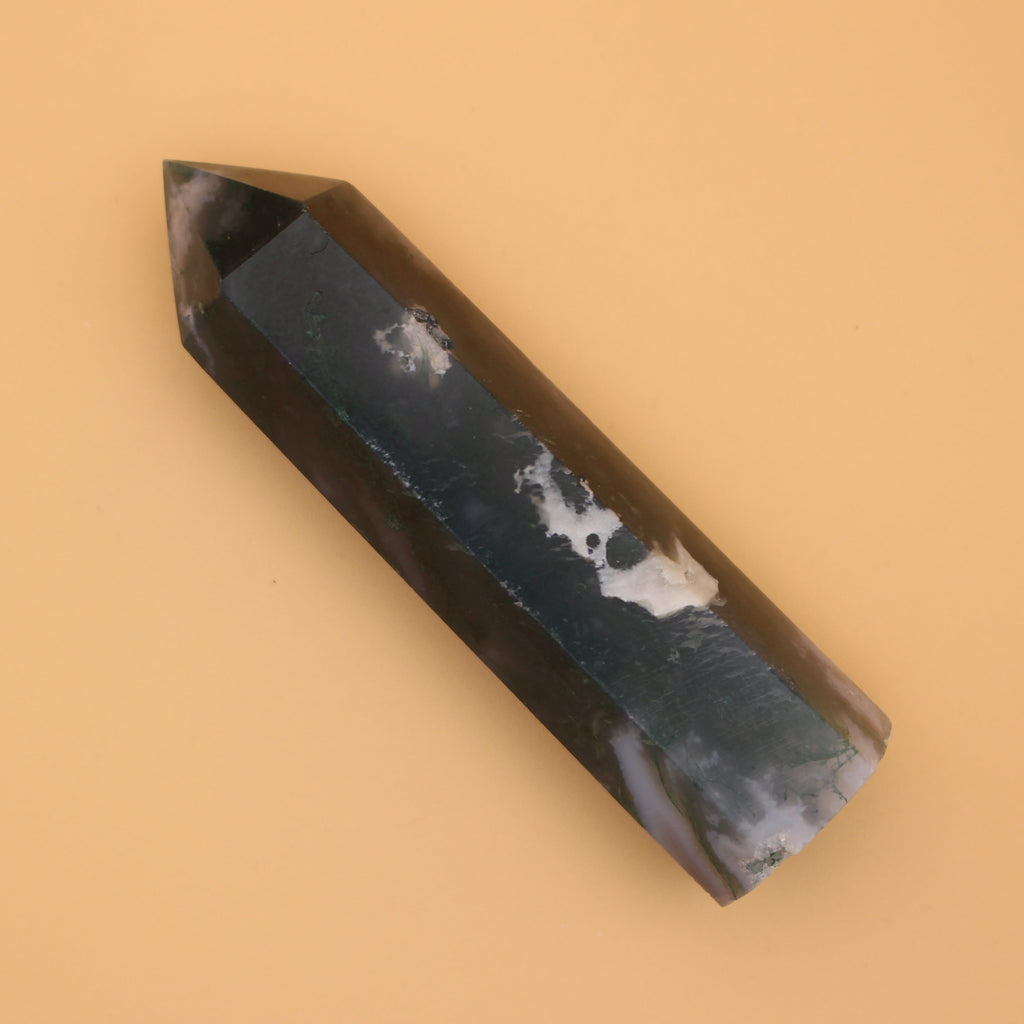 Cuore di Mossagate – Pietra naturale per la messa a terra e l'energia del cuore