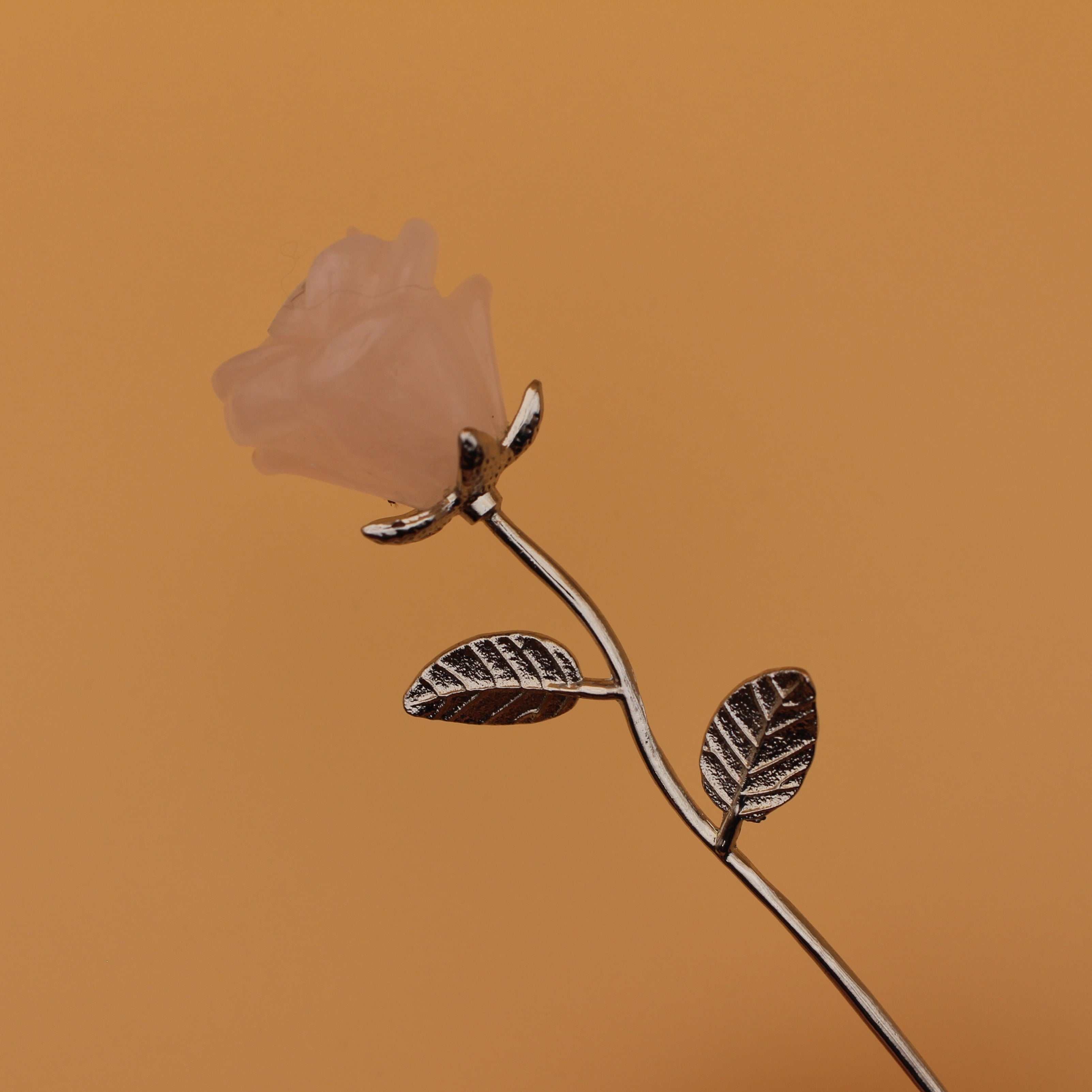 Crystal Rose – Fiore unico fatto di pietre preziose