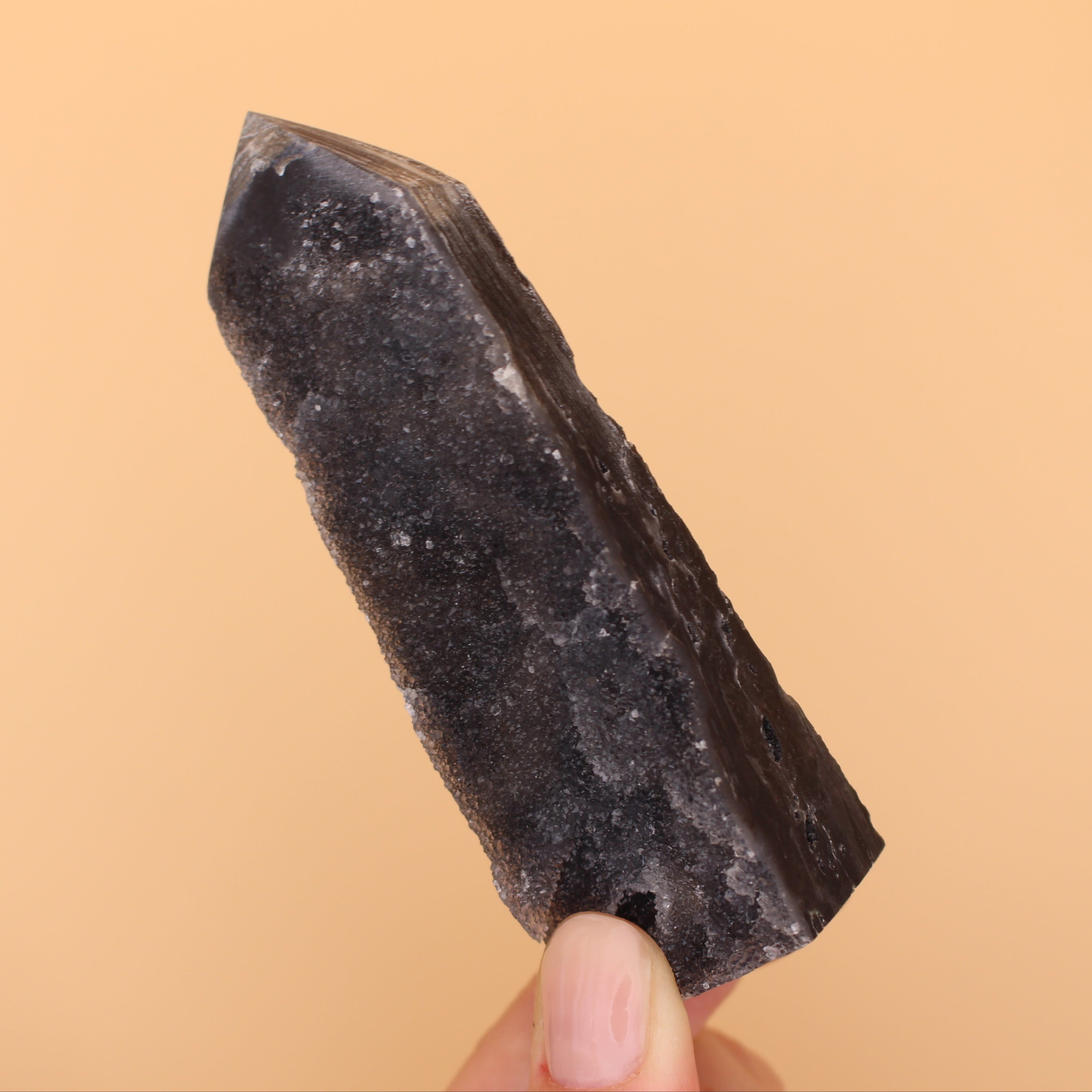 Torre di Druzy di Sfalerite – Radicamento, Chiarezza ed Energia Creativa