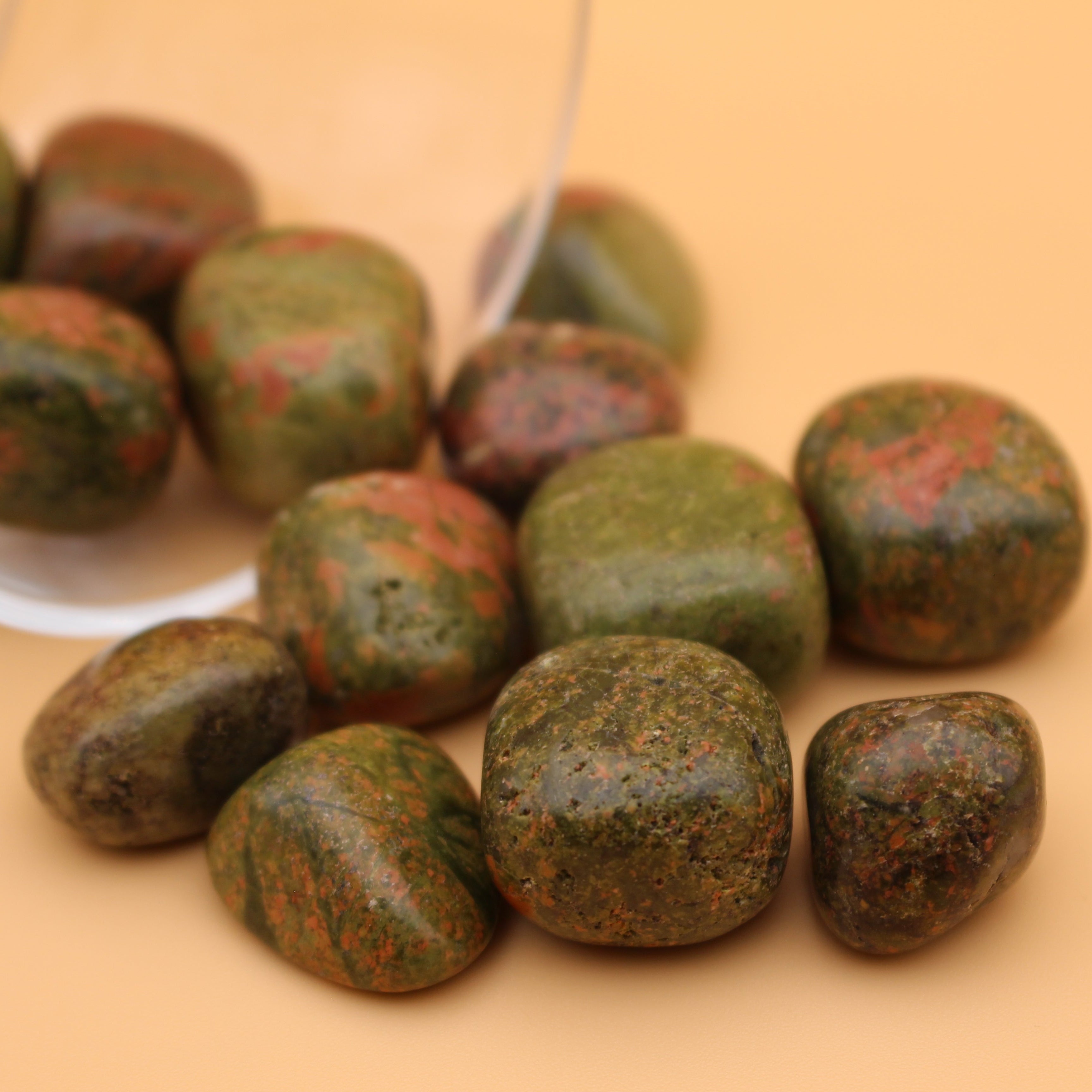 Fungo di cristallo di Unakite – Guarigione delicata ed equilibrio emotivo